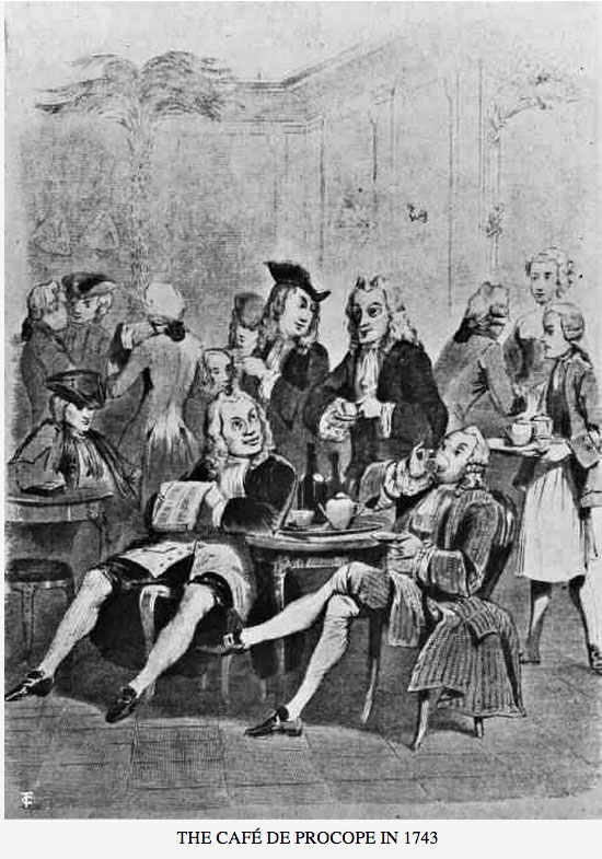 Cafe de Procope 1743