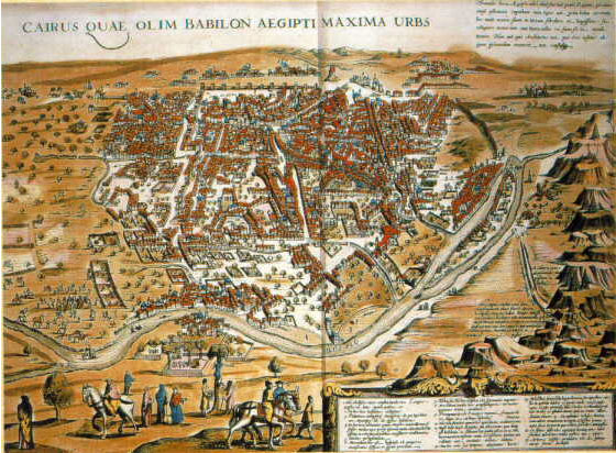 Cairo - 16th century map