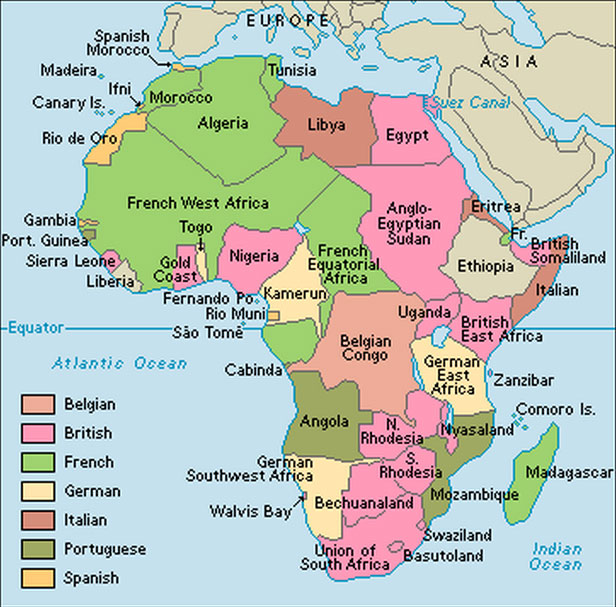 European Colonies in Africa