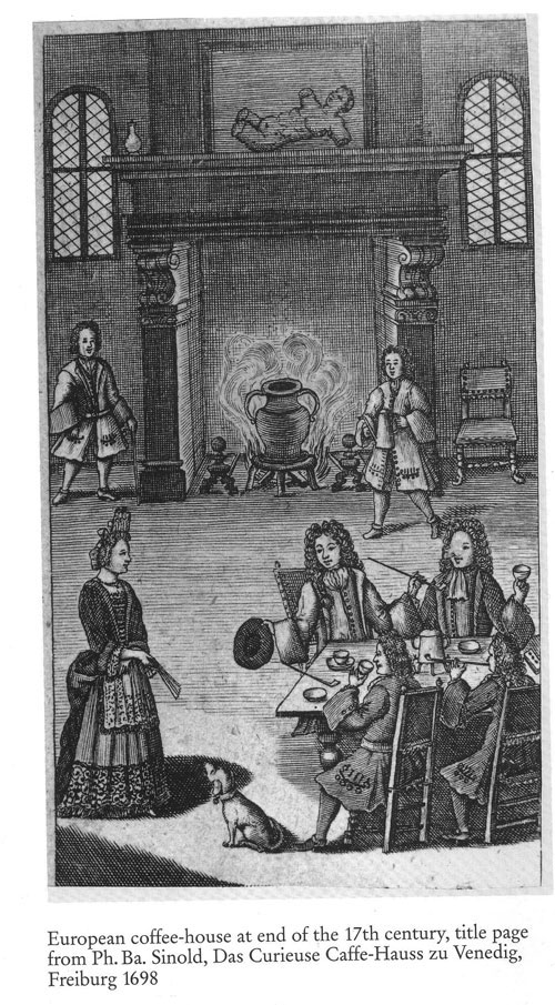 17th century german coffeehouse