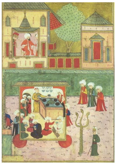 16th century Turkish coffee stall