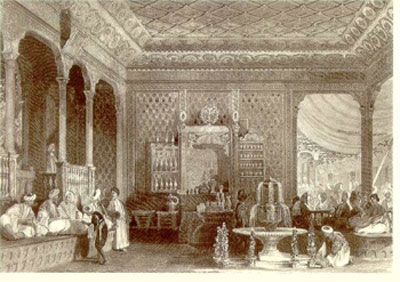 Interior of Turkish Cafe - 18th century