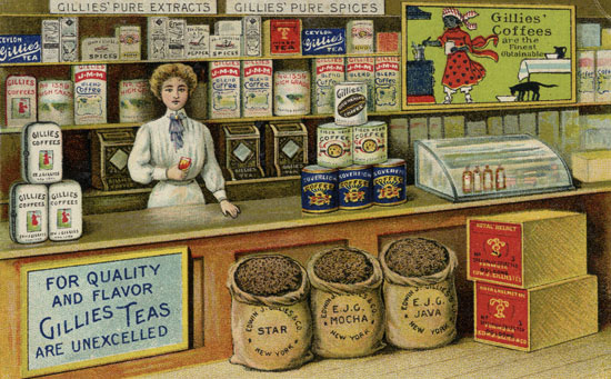 19th century coffee grocer