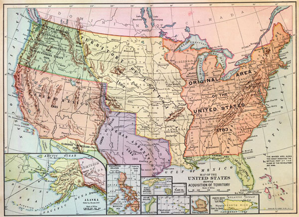USA Territorail Map